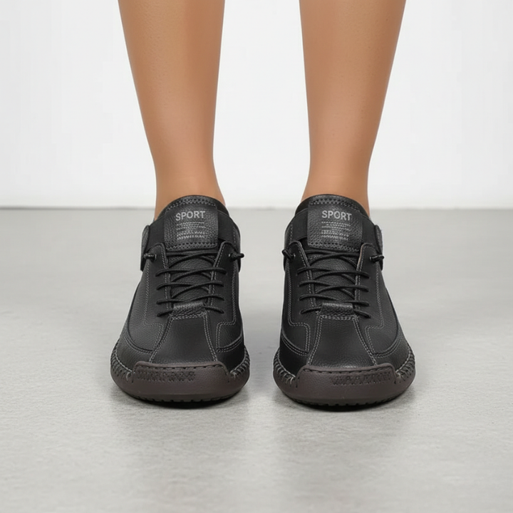 Kelly | Women’s Leather Sneakers Slip-On Walking Shoes