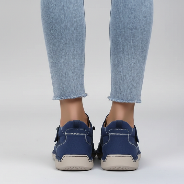 Kelly | Women’s Leather Sneakers Slip-On Walking Shoes
