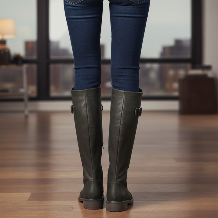 Kylen | Women’s Tall Knee Boots, Lace-Up, Structured Night-Out Style