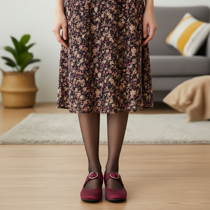 Kelly | Women's Adjustable Slip On with Leather Strap Shoes