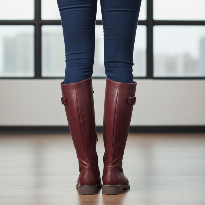 Kylen | Women’s Tall Knee Boots, Lace-Up, Structured Night-Out Style