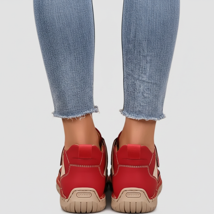 Kelly | Women’s Leather Sneakers Slip-On Walking Shoes