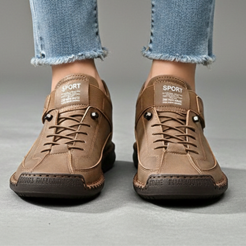 Kelly | Women’s Leather Sneakers Slip-On Walking Shoes
