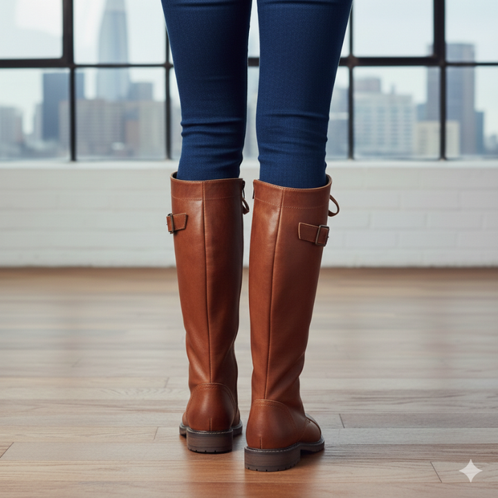 Kylen | Women’s Tall Knee Boots, Lace-Up, Structured Night-Out Style