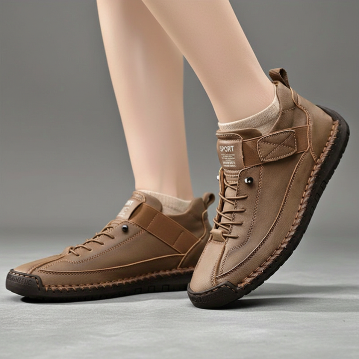 Kelly | Women’s Leather Sneakers Slip-On Walking Shoes