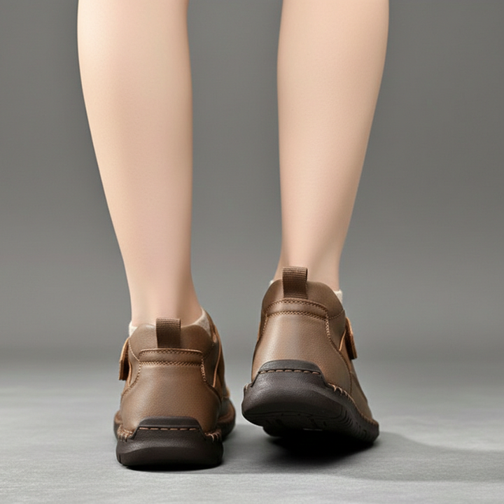 Kelly | Women’s Leather Sneakers Slip-On Walking Shoes