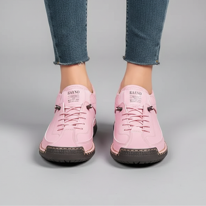 Kelly | Women’s Leather Sneakers Slip-On Walking Shoes