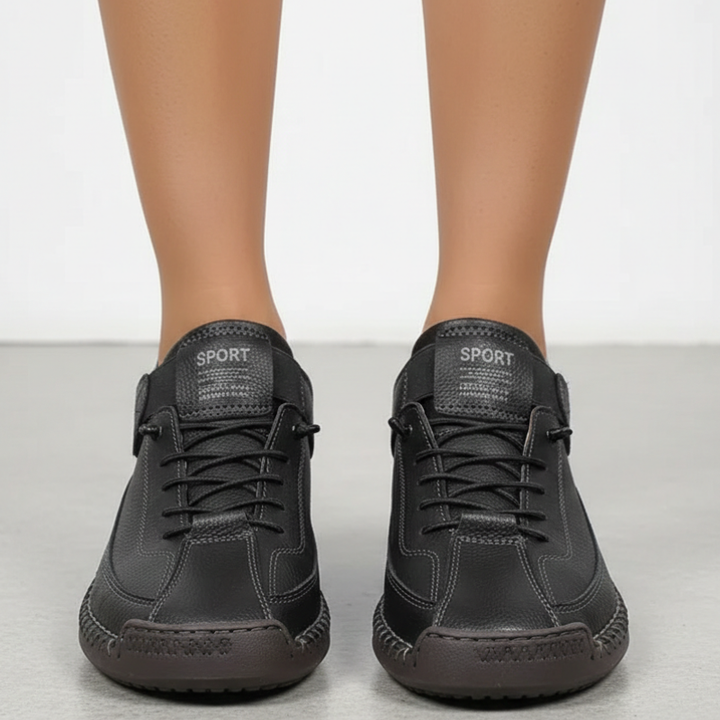 Kelly | Women’s Leather Sneakers Slip-On Walking Shoes