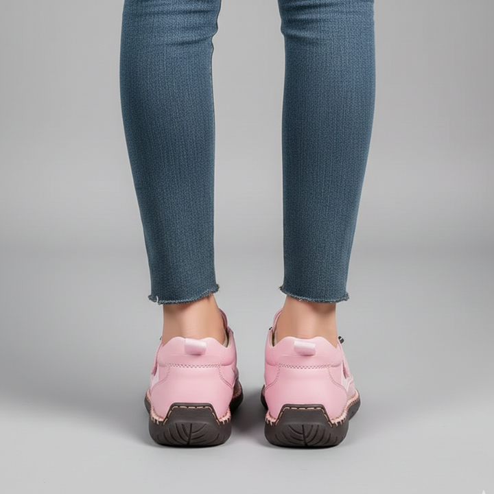Kelly | Women’s Leather Sneakers Slip-On Walking Shoes