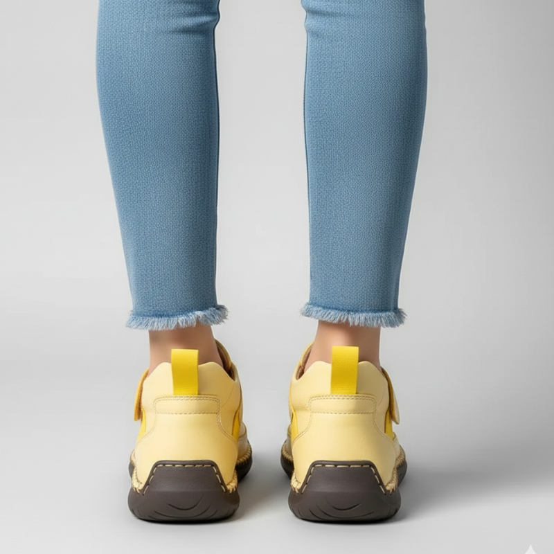 Kelly | Women’s Leather Sneakers Slip-On Walking Shoes