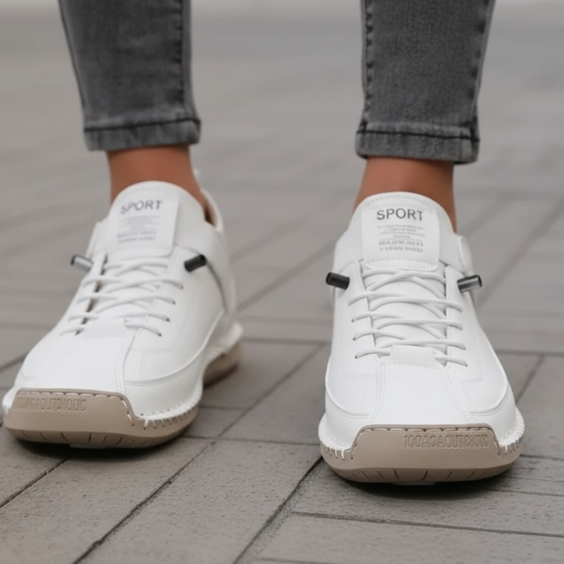 Kelly | Women’s Leather Sneakers Slip-On Walking Shoes