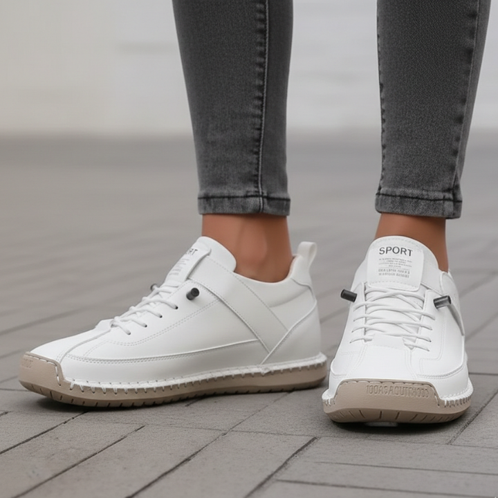 Kelly | Women’s Leather Sneakers Slip-On Walking Shoes