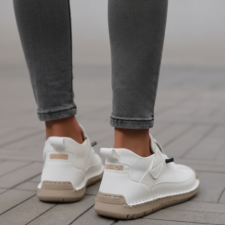 Kelly | Women’s Leather Sneakers Slip-On Walking Shoes