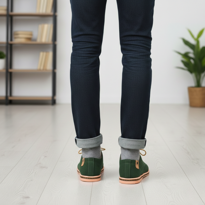 Kylen | Men’s Casual Suede-Style Oxford Shoes, Versatile Lace-Up