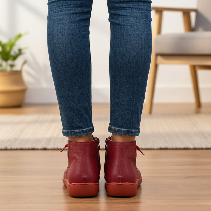 Kelly | Women's Vintage Lace-Up Leather Boots