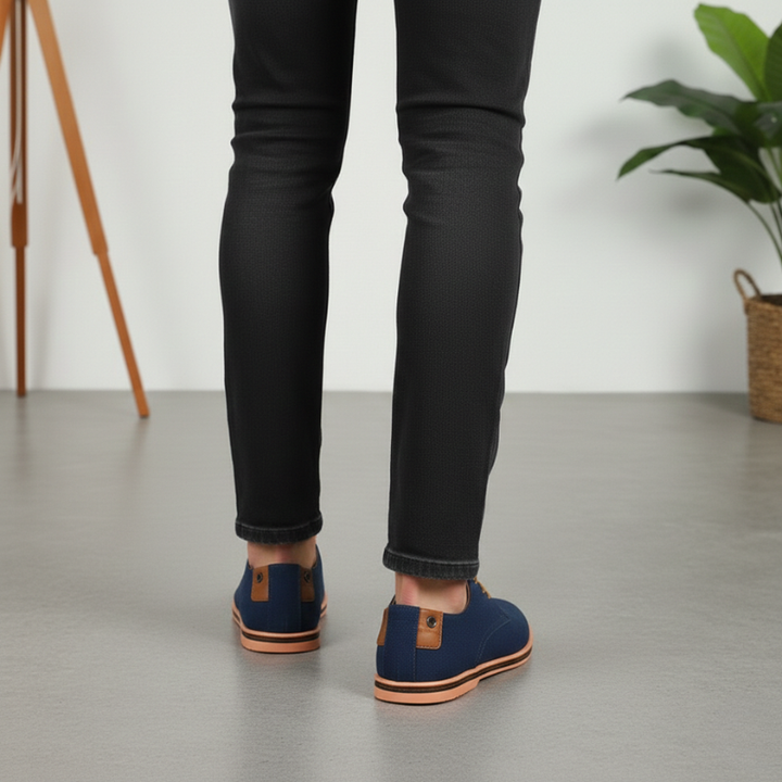Kylen | Men’s Casual Suede-Style Oxford Shoes, Versatile Lace-Up