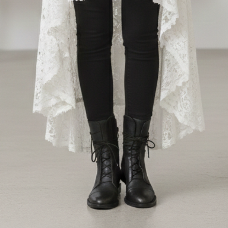 Kelly | Women's Italian Leather Classic Heeled Boots