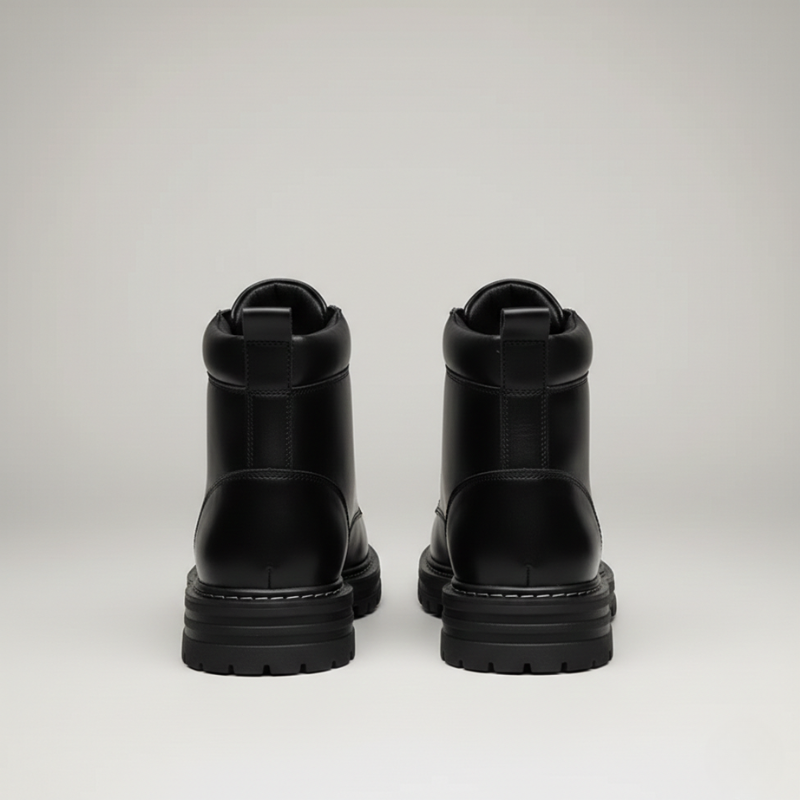 Kylen | Men’s Leather Ankle Boots, Lace-Up All-Weather Non-Slip Sole