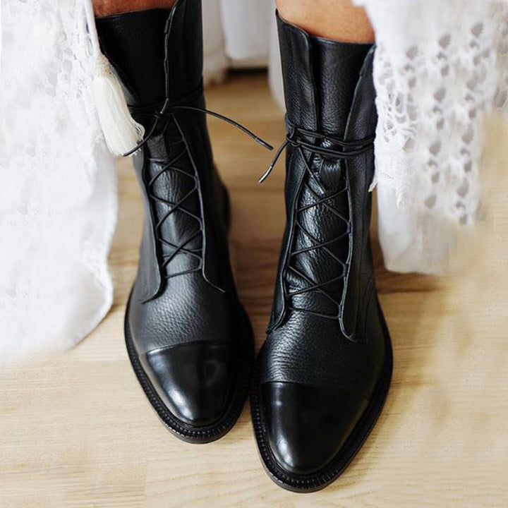 Kelly | Women's Italian Leather Classic Heeled Boots