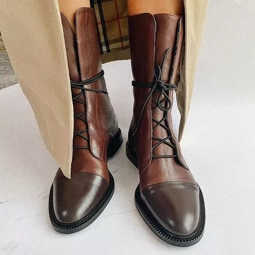 Kelly | Women's Italian Leather Classic Heeled Boots