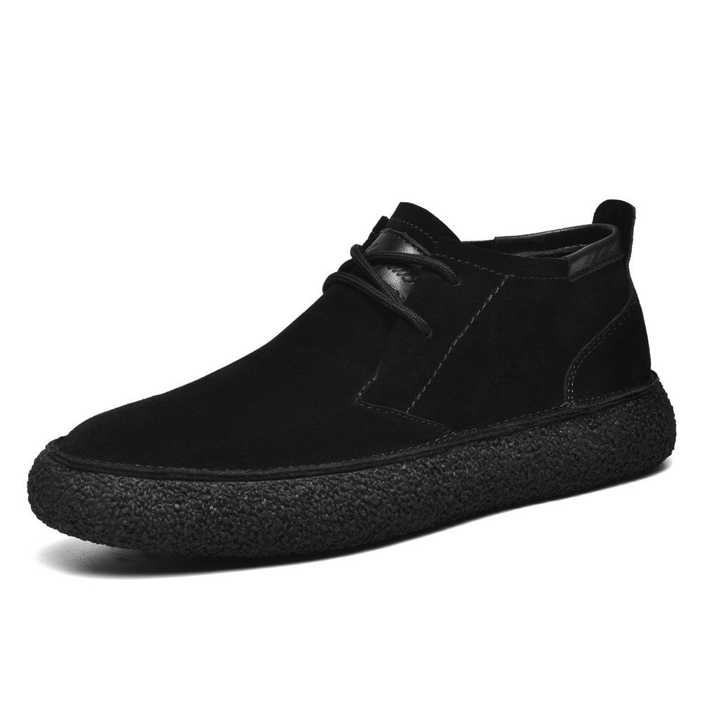 Kylen | Men's Lace-Up Loafers, Mid-Top with Textured Sole