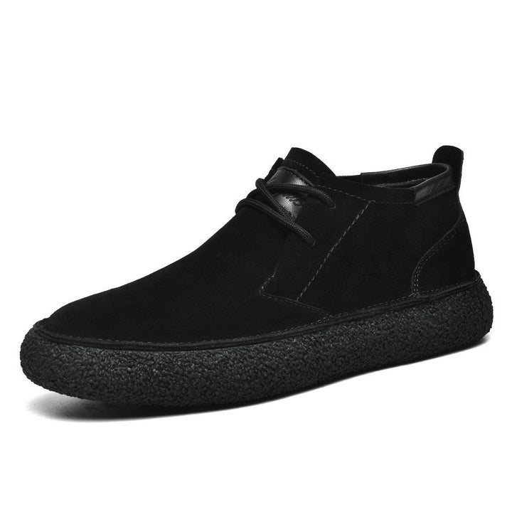 Kylen | Men's Lace-Up Loafers, Mid-Top with Textured Sole