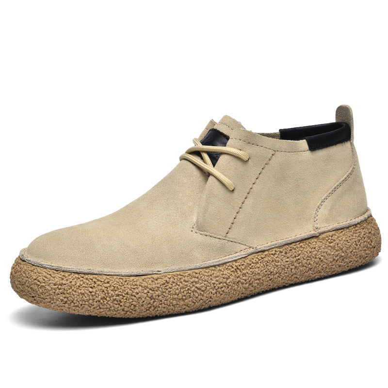 Kylen | Men's Lace-Up Loafers, Mid-Top with Textured Sole