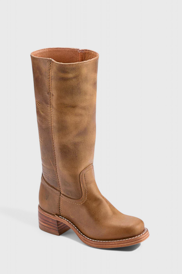 Kelly | Women's Knee High Boots, Stacked Heel