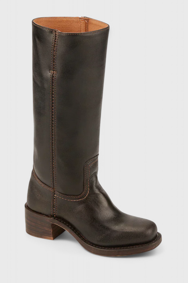 Kelly | Women's Knee High Boots, Stacked Heel