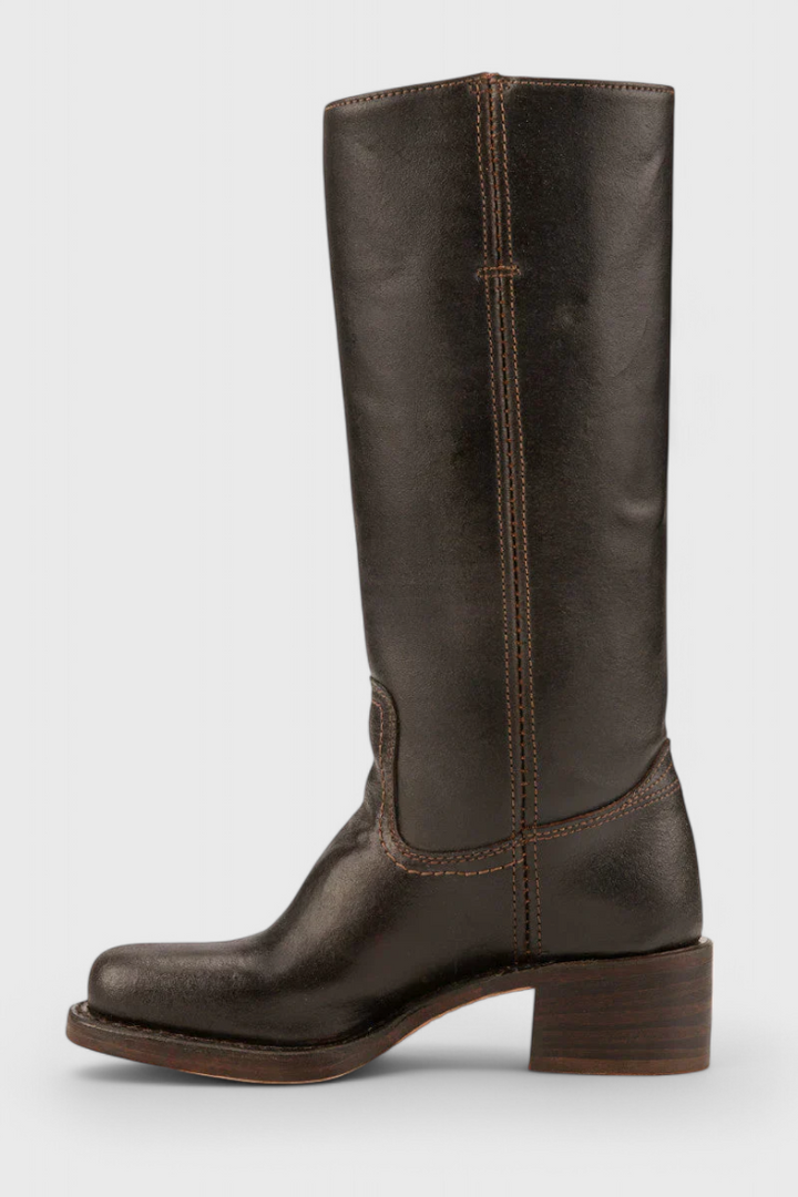 Kelly | Women's Knee High Boots, Stacked Heel
