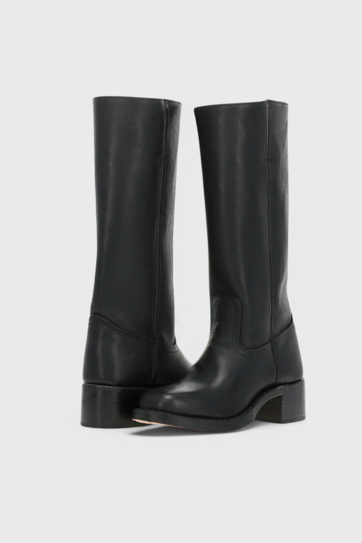 Kelly | Women's Knee High Boots, Stacked Heel