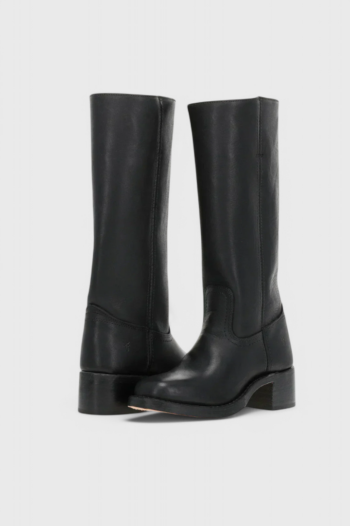 Kelly | Women's Knee High Boots, Stacked Heel
