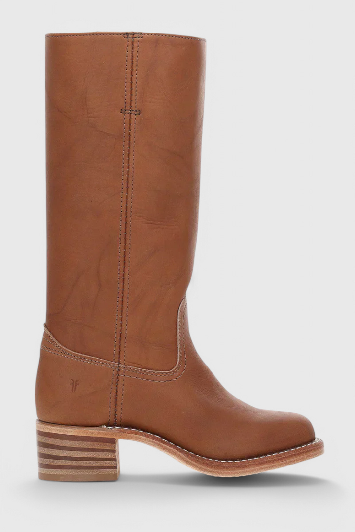 Kelly | Women's Knee High Boots, Stacked Heel