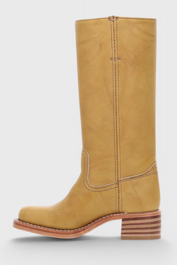 Kelly | Women's Knee High Boots, Stacked Heel