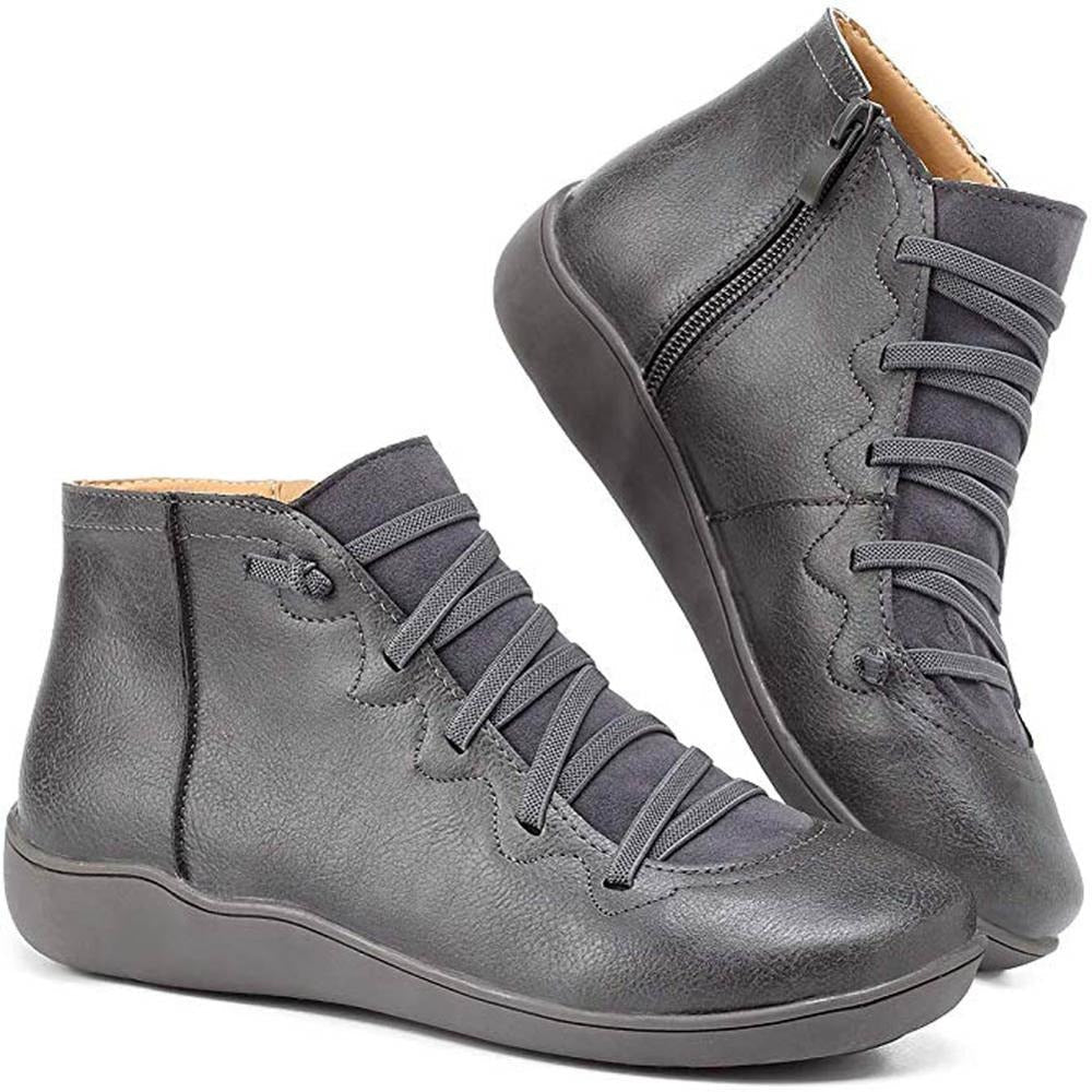 Kelly | Women's Vintage Lace-Up Leather Boots