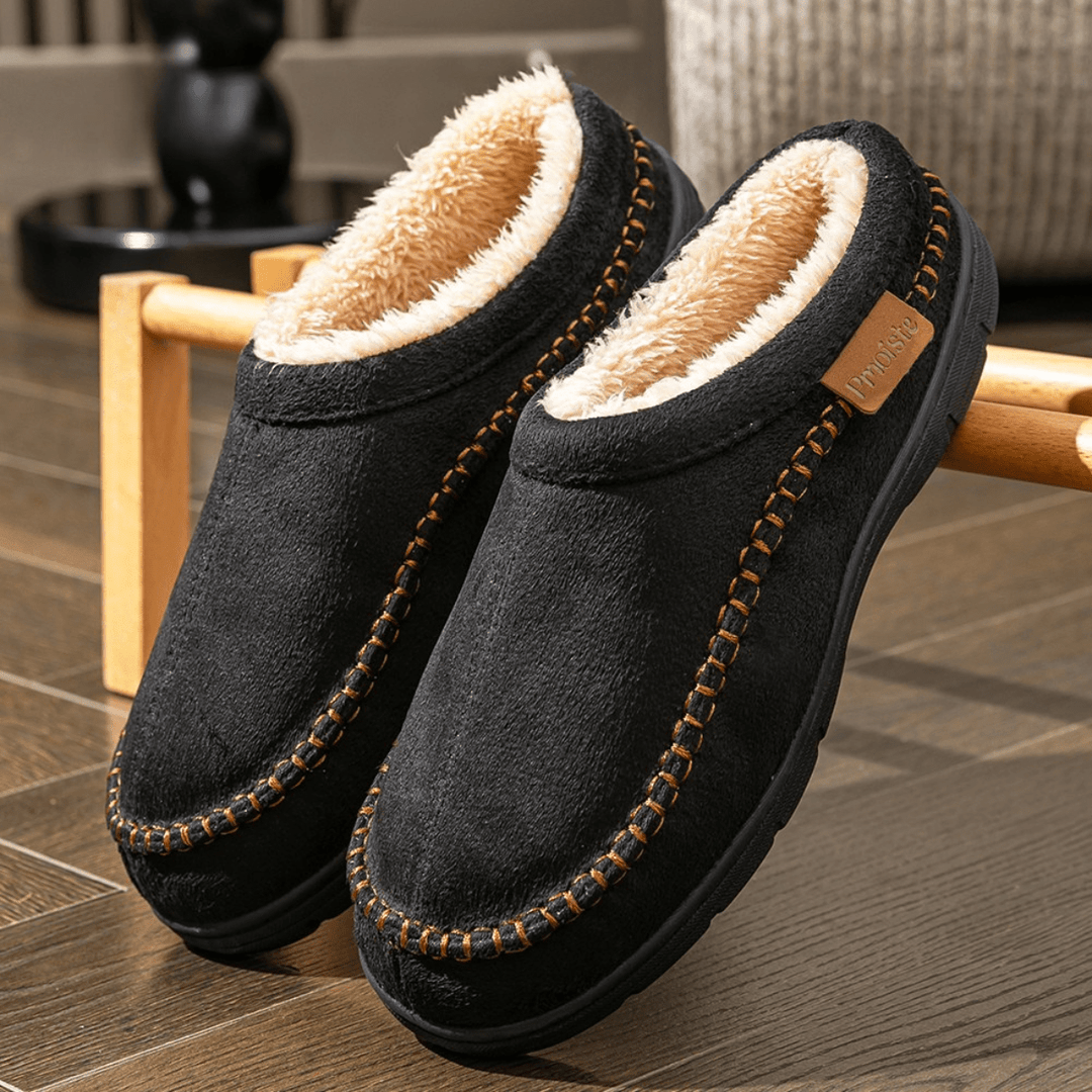 Kylen | Men’s Cozy Indoor & Outdoor Slippers with Durable Sole & Fleece Lining