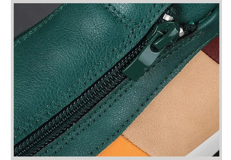 Kylen | Men's Slip-On Sneakers, Side Zipper Design