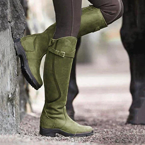 Kelly | Women's Knee-High Waterproof Boots, Grip Sole